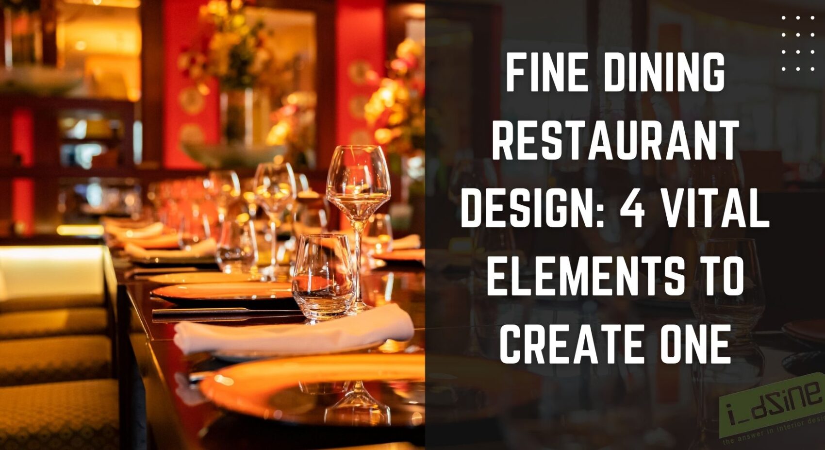 Fine Dining Restaurant Design