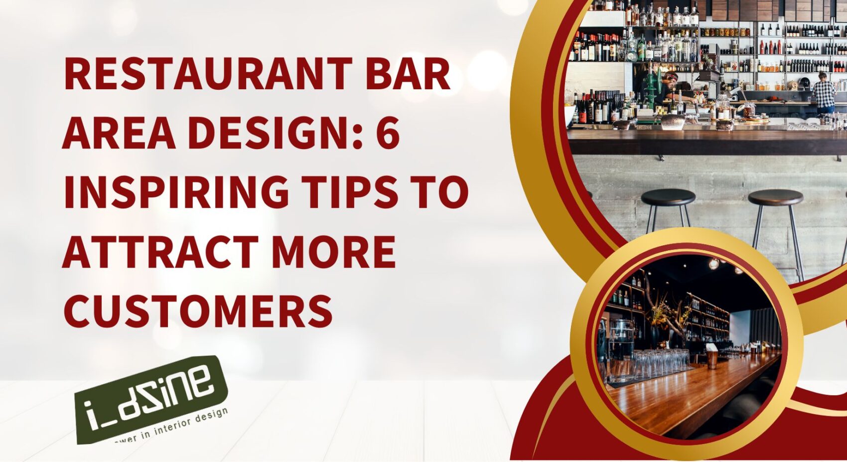 Restaurant Bar Area Design