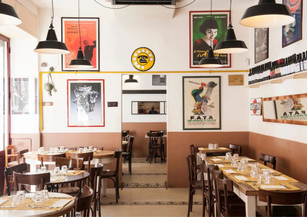Low Cost Restaurant Interior