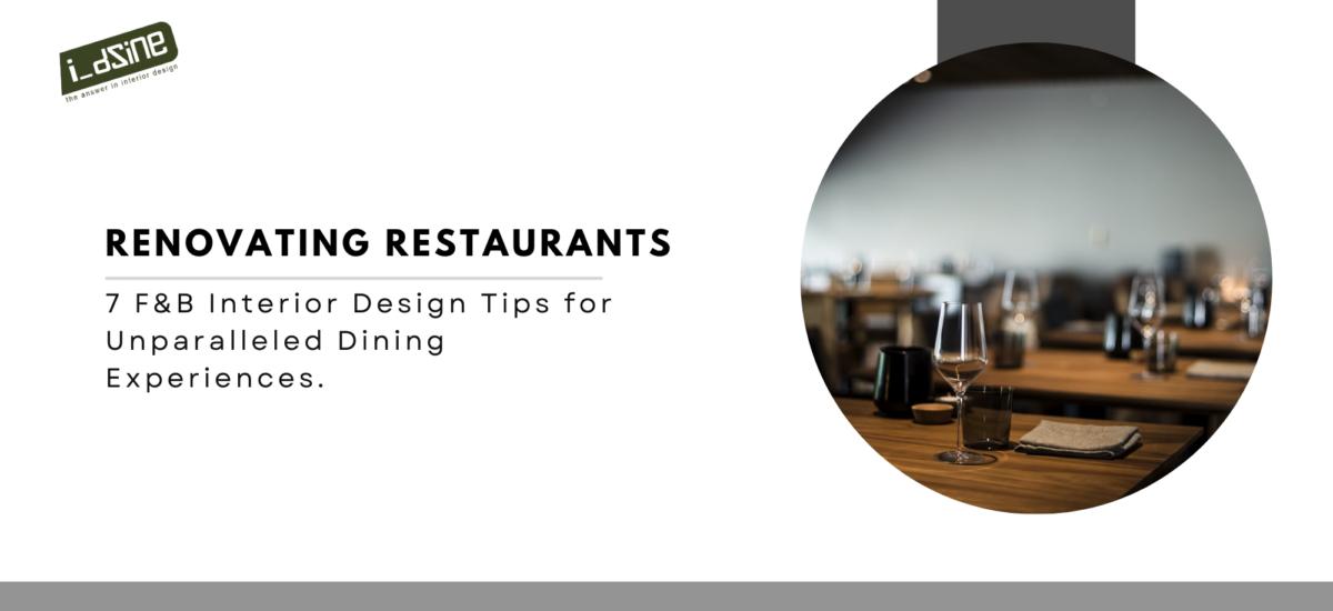 F&Amp;B Restaurant Interior Design Singapore