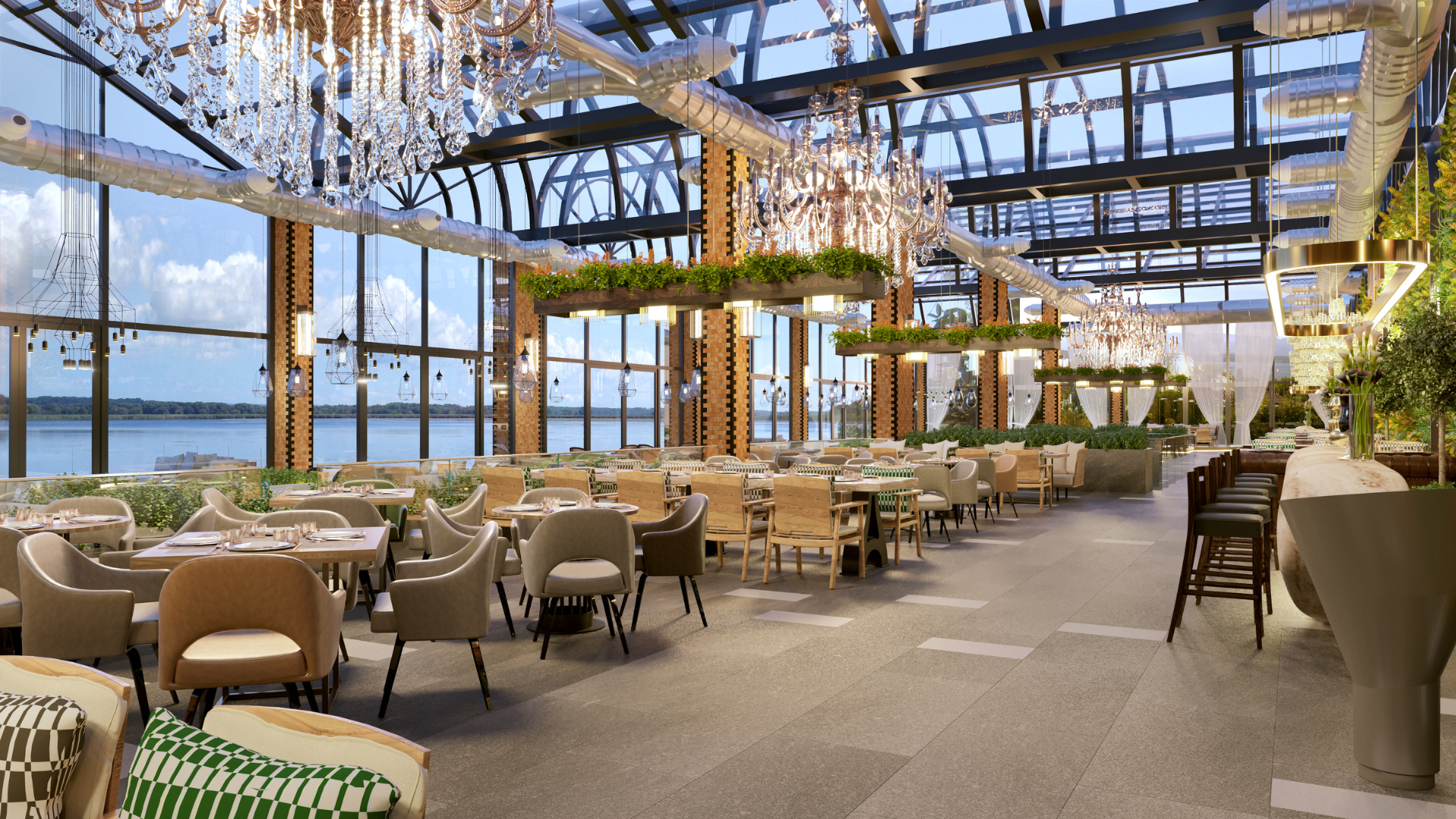calm vibe, restaurants, decor, design