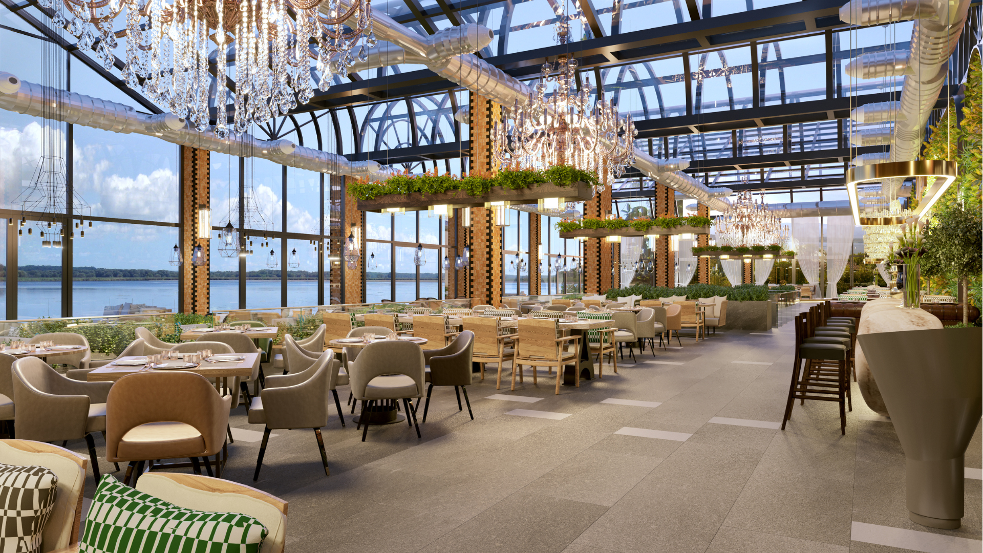 classy interior, restaurant, decor, design