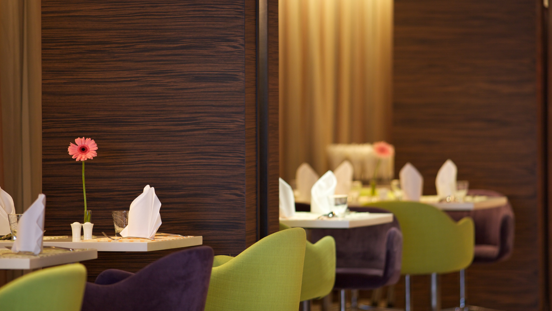 vibrant restaurant, decor, space, interior, establishment, elements