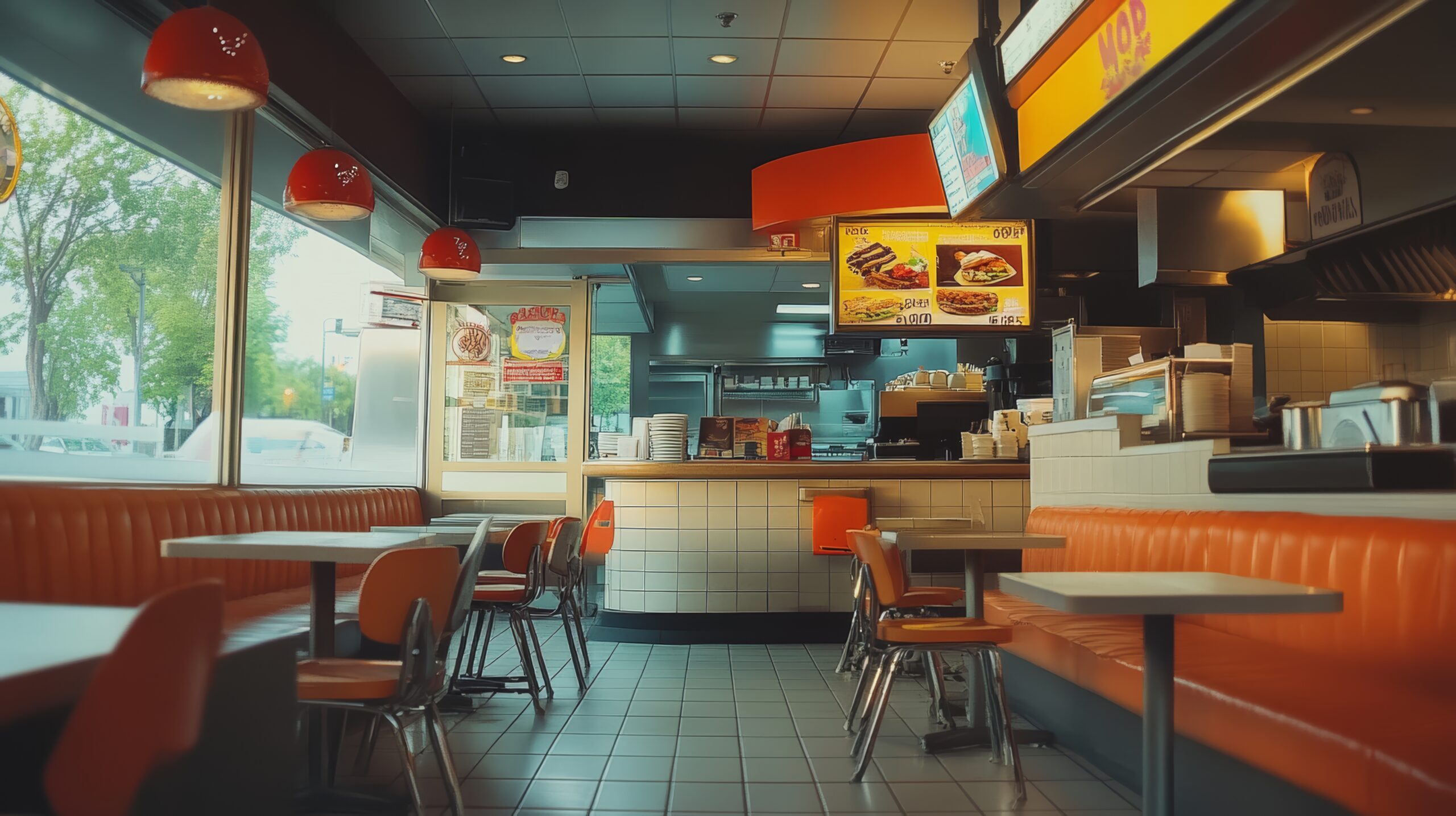 Fast Food Interior, Decor, Design, Restaurant