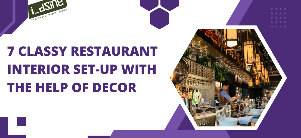Classy Restaurant Interior, Restaurant Decor, Design Set-Up