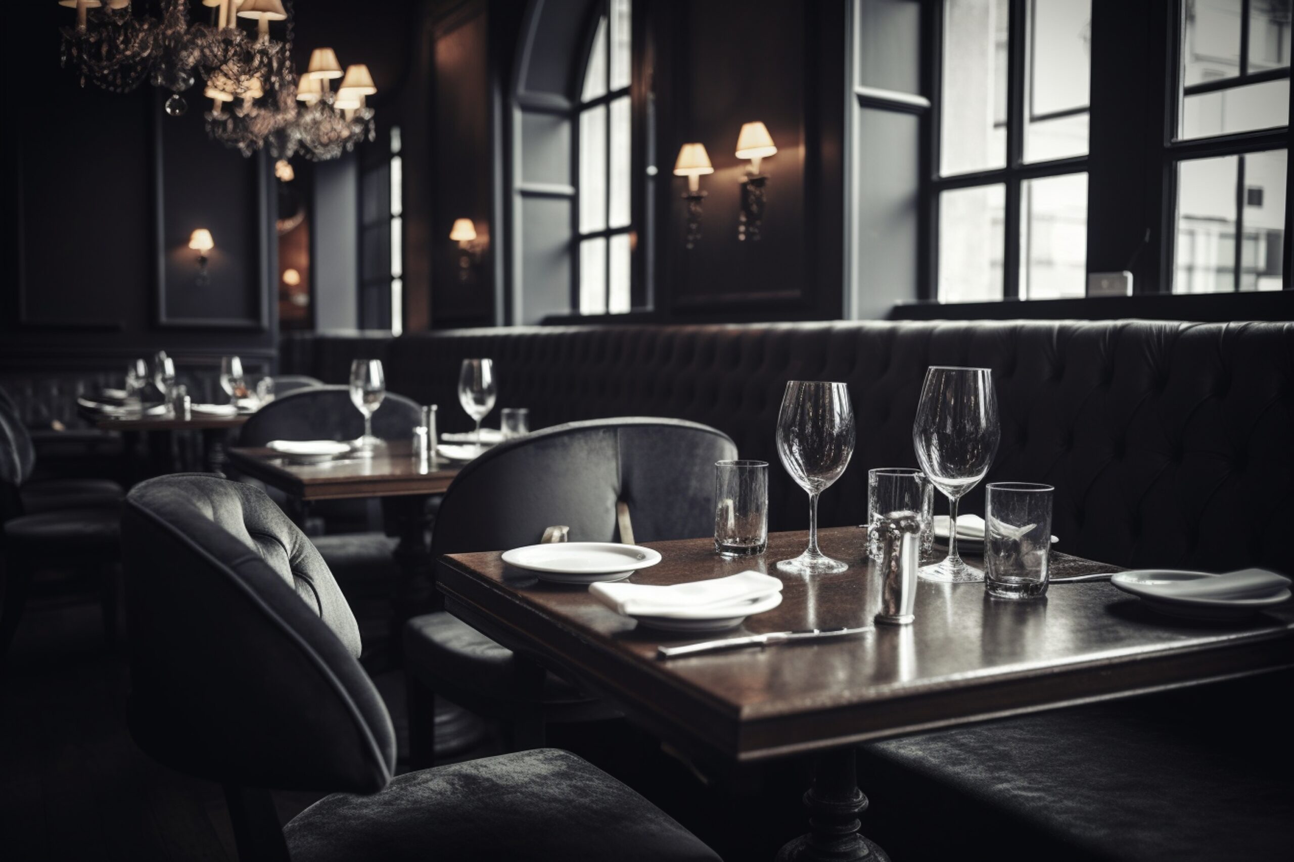 Classy Restaurant Interior, Restaurant Decor, Design Set-Up